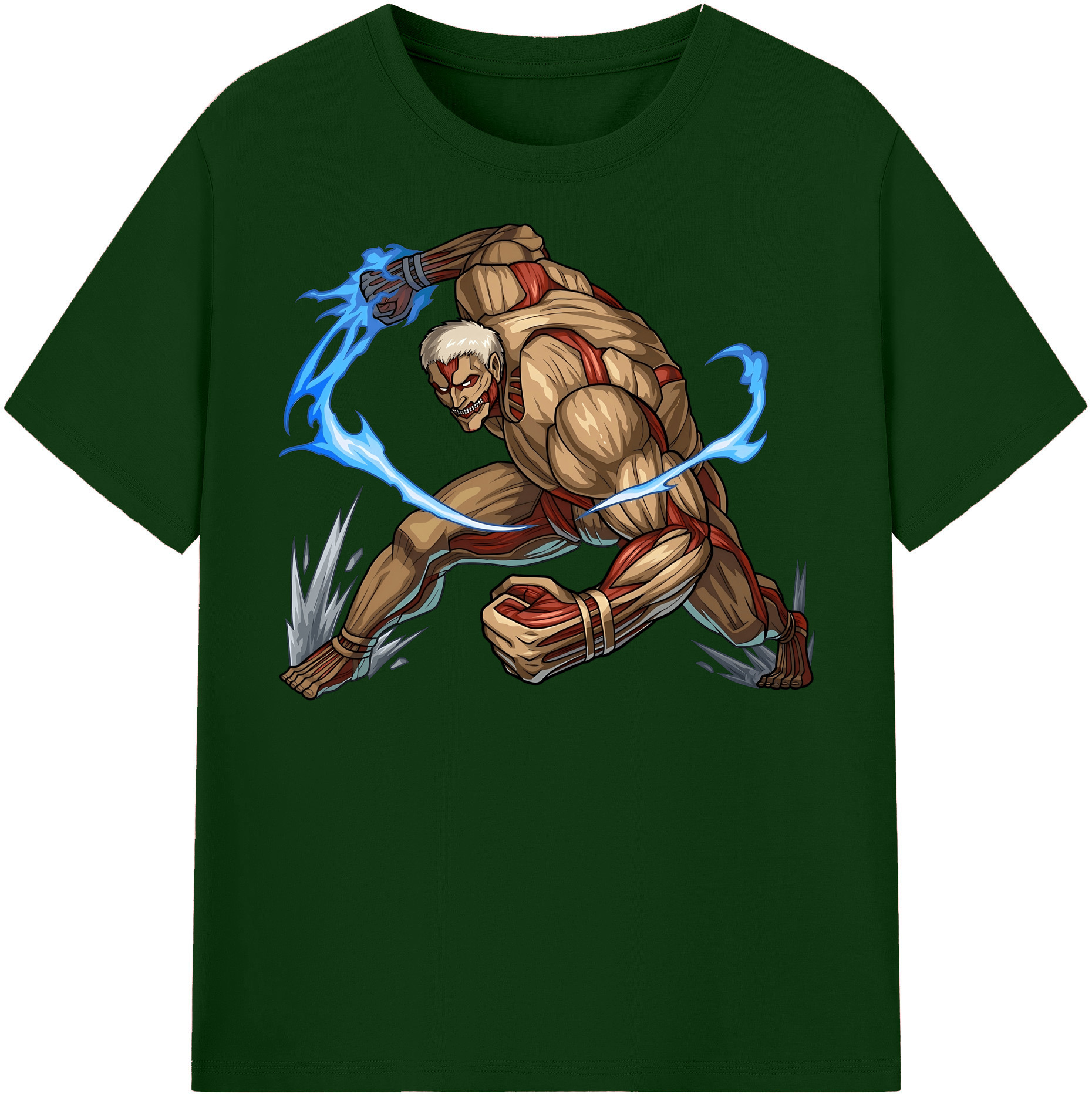 （画像用） 進撃の巨人 Attack on Titan 綿100％半袖Tシャツ（フロントプリント）